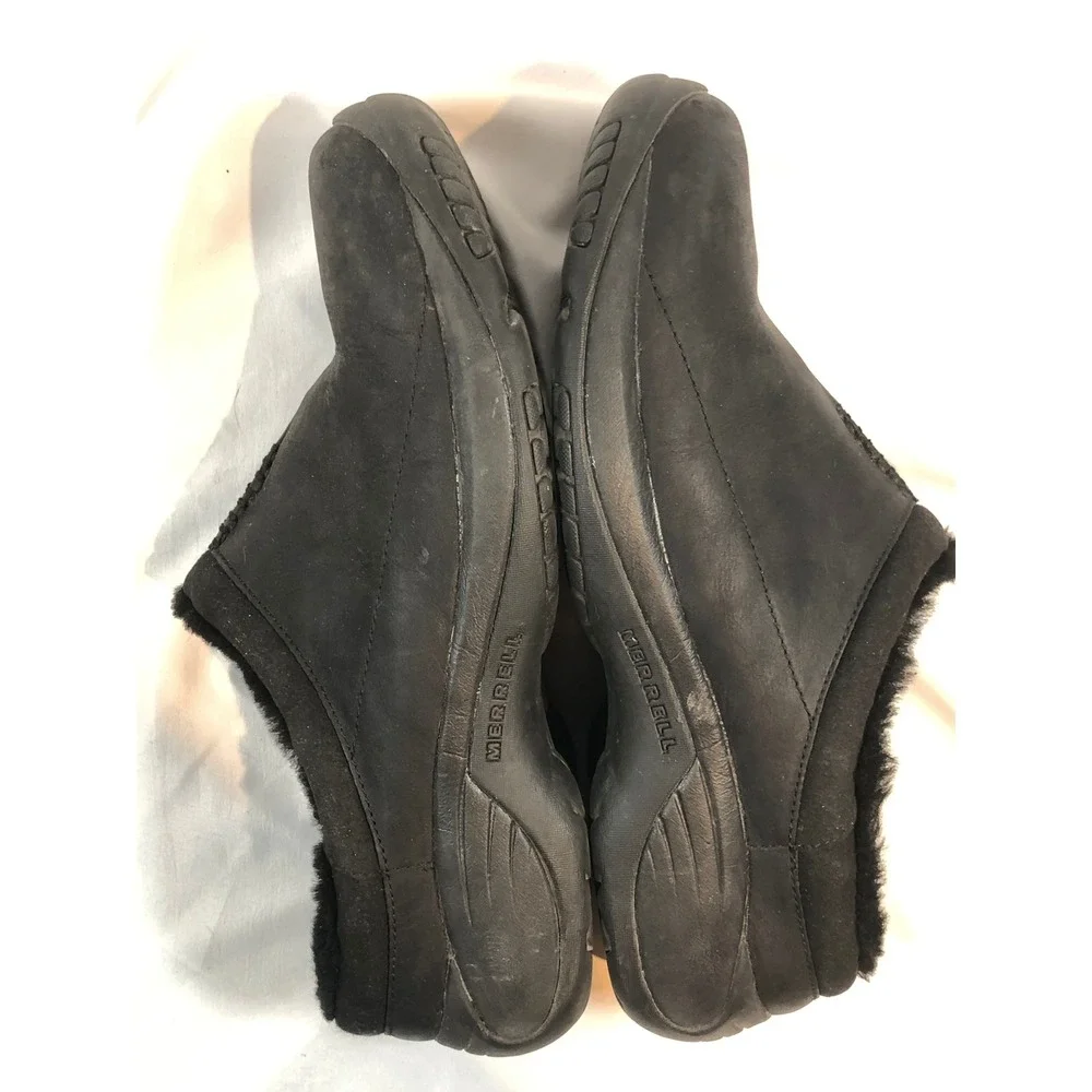 Merrell Encore Chill 2 Wool/Polyester Black Slip On Clogs Mens US 9.5 EU 43.5